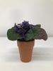 SILK Deep Purple African Violet
