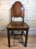 Wood Shield Back Chair