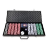 Trademark Poker 500 Dice Style 11.5-Gram Poker Chip Set