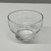 Small Clear Glass Footed Bowl