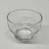 Small Clear Glass Footed Bowl