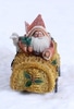 Victorian Santa on Wagon