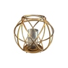 PROPDEC-Gold Sphere Candle Holder