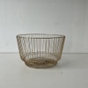 Gold Formed Metal Rod Basket