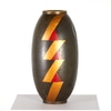 Art Deco Period Hammered Bronze Vase