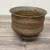 Brass Metal Footed Bowl