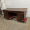 Wooden Double Pedestal Office Desk