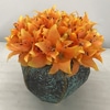 SILK Orange Lily arrangement
