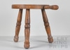 Turned Three Legged Milking Stool