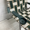 Vintage Woven Outdoor Folding Chair