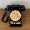 Multi-Line Black and Pink Phone