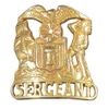 Gold Eagle & Guard Hat Badges Chief x1 Sergeant x1