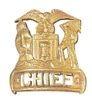 Gold Eagle & Guard Hat Badges Chief x1 Sergeant x1