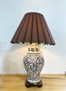 Oriental Brown Cream Ceramic Base Table Lamp