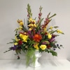 SILK Colorful traditional arrangement.
