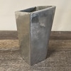 Silver Prism Vase
