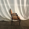 Persimmon Fabric Padded Armchair