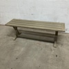 Wooden Slatted Outdoor Bench
