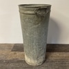 Galvanized Metal Oval Handle Floral Bucket A