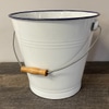 Enamel Flower Bucket