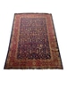 PROPDEC-Antique Persian Blue and Red Rug