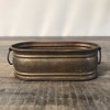 Small Metal Oval Container