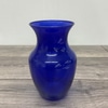 Blue Colored Glass Vase