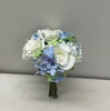 SILK Periwinkle Hydrangea Nosegay Bouquet