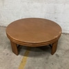Vintage Round Wooden Coffee Table