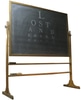 Vintage Large Frame Freestanding Chalkboard