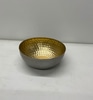 Large Champagne Round Bowl