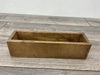 Light Brown Rectangular wooden Box