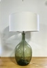 Dark Green Glass Bulb Table Lamp S2