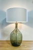 Dark Green Glass Bulb Table Lamp S2