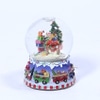 Santa and Deer Snow Globe