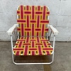 Vintage Woven Lawn Chair