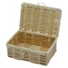 Woven Blond Basket-Box With Lid