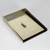 Vintage Chrome Legal Tray and Tray Cover