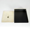 Vintage Chrome Legal Tray and Tray Cover