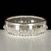 Large Silver Rimmed Cut Glass Bowl
