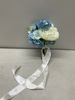 SILK Periwinkle Hydrangea Nosegay Bouquet