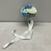 SILK Periwinkle Hydrangea Nosegay Bouquet