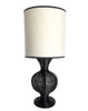 Lamp Base; black wire urn, uno fit