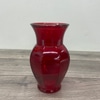 Red Colored Glass Vase