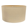 Lamp Shade; Beige linen, French Drum shape,