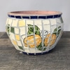 Lemon Mosaic Planter B