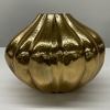 Medium gold vase