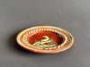 Mexican Redware Bird Plate