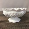 Milk Glass Flower Frog