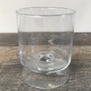Footed Glass Cylinder - 6.5" Tall
